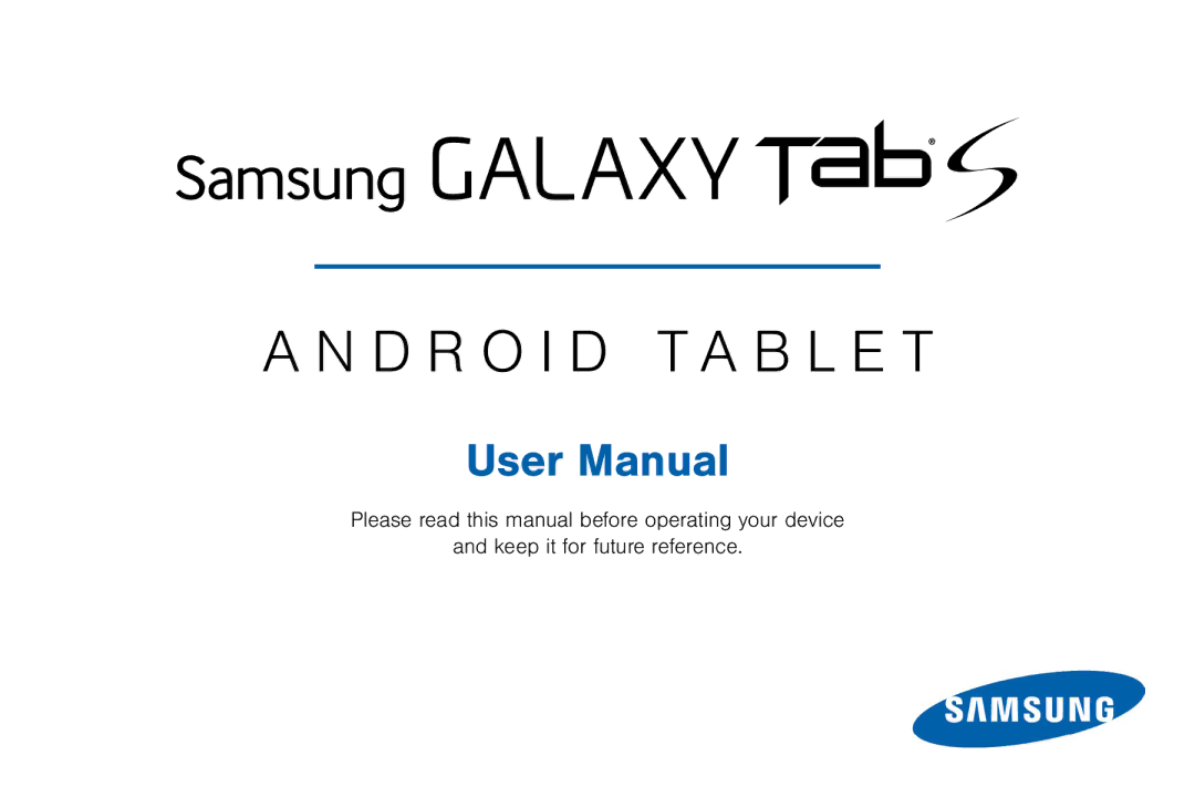 Samsung GH68-42046F manual D R O I D T a B L E T 