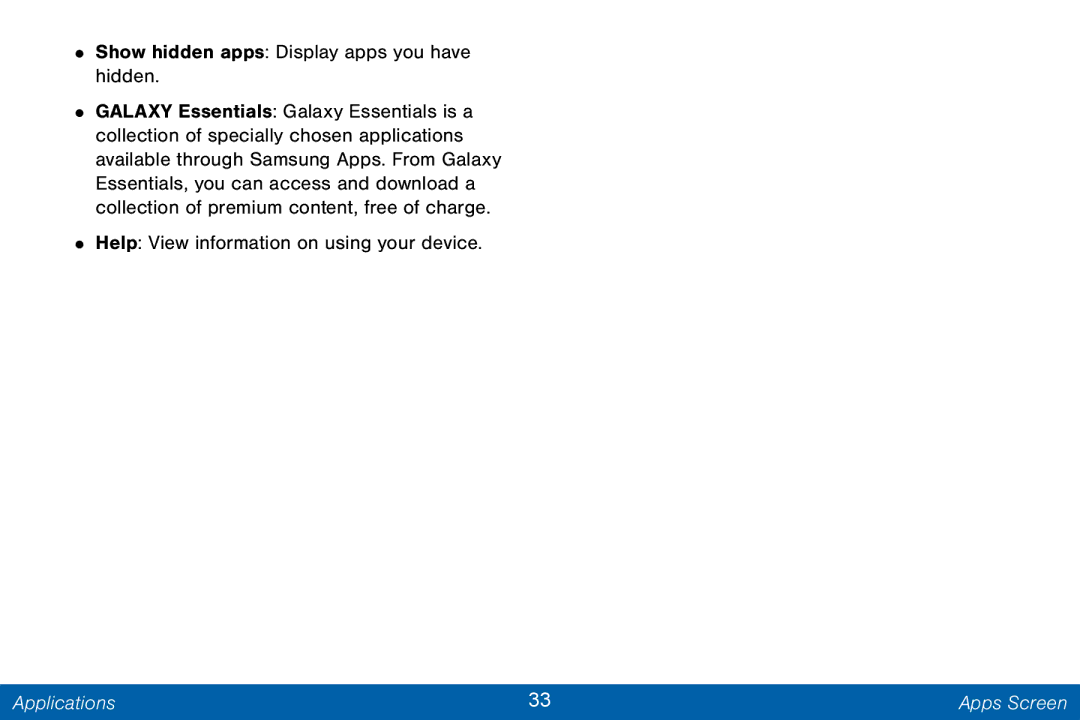 Samsung GH68-42046F manual Help View information on using your device 