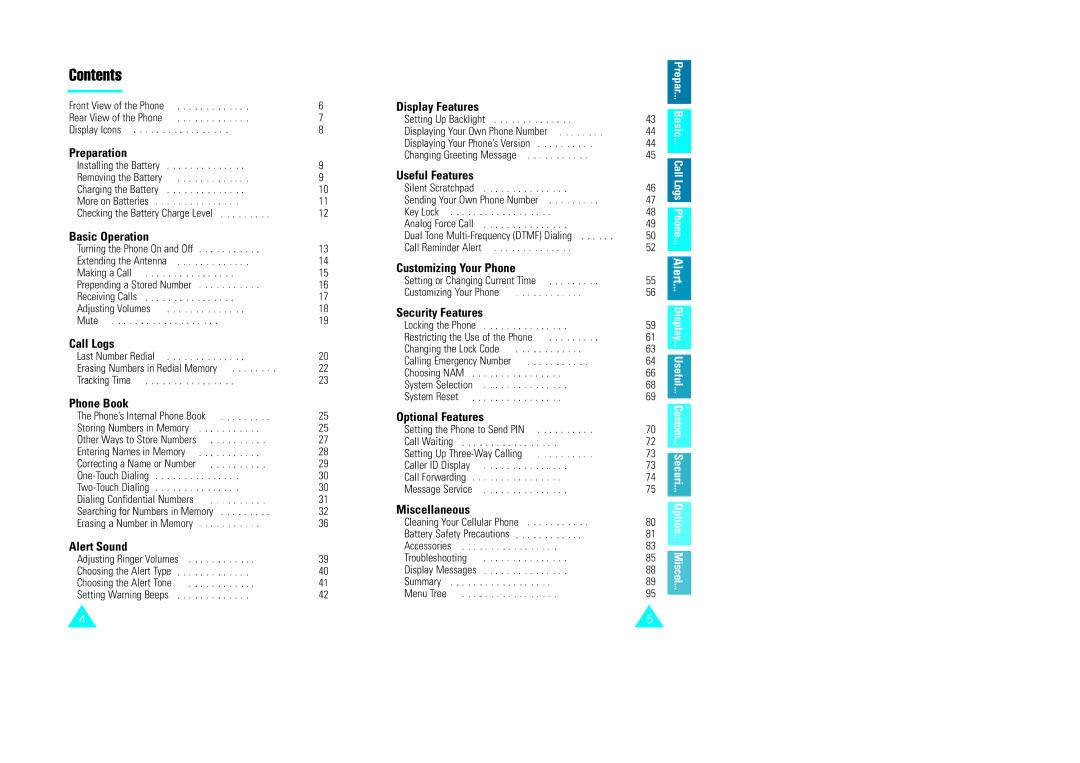 Samsung GH68-60614A owner manual Contents 