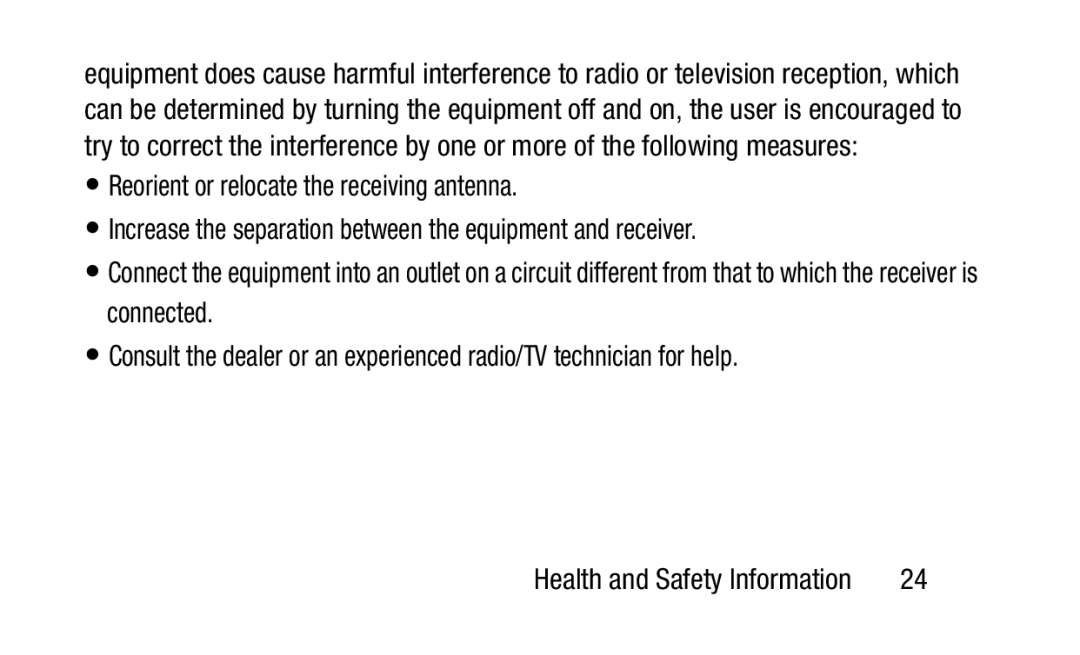 Samsung GH88-41012A warranty Health and Safety Information 