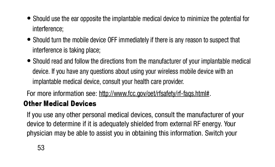 Samsung GH88-41012A warranty Other Medical Devices 