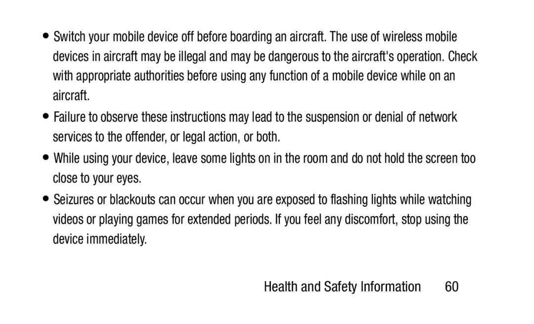 Samsung GH88-41012A warranty Health and Safety Information 