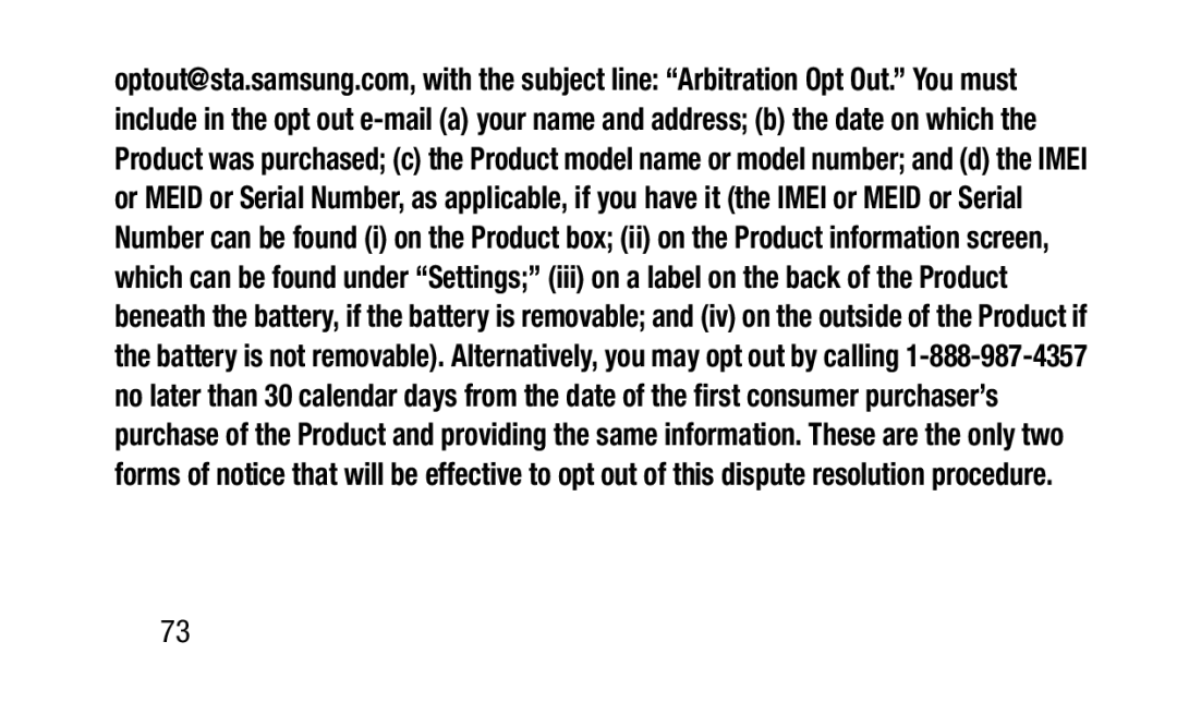 Samsung GH88-41012A warranty 