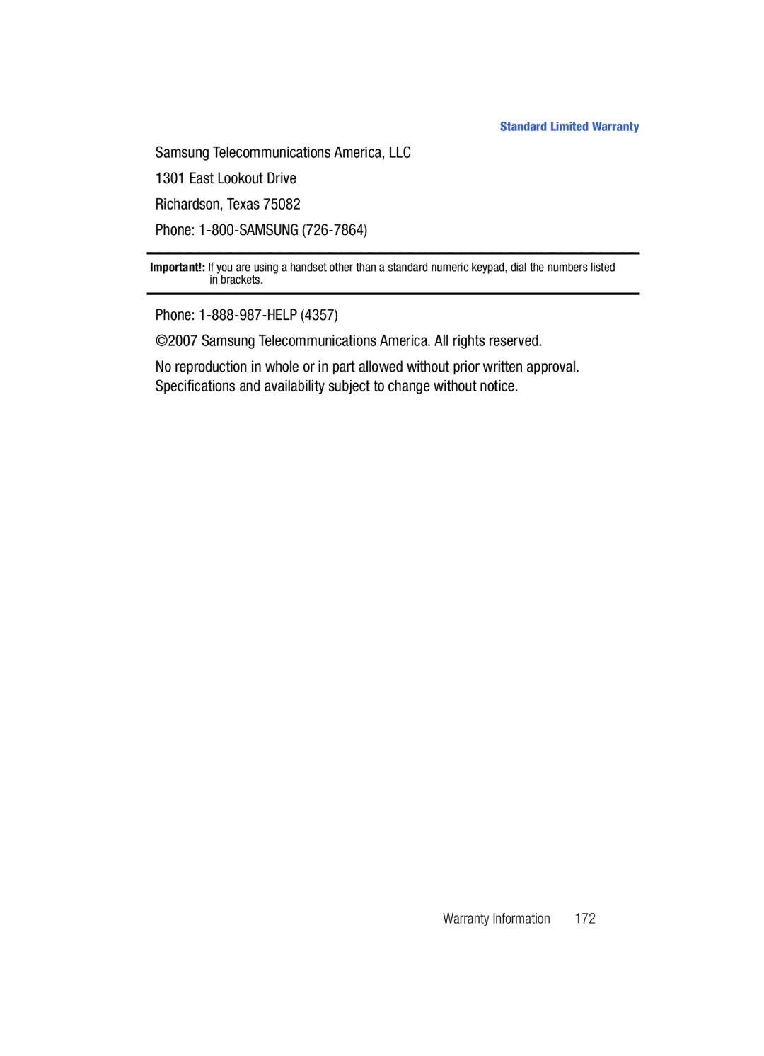 Samsung Gleam user manual 172 