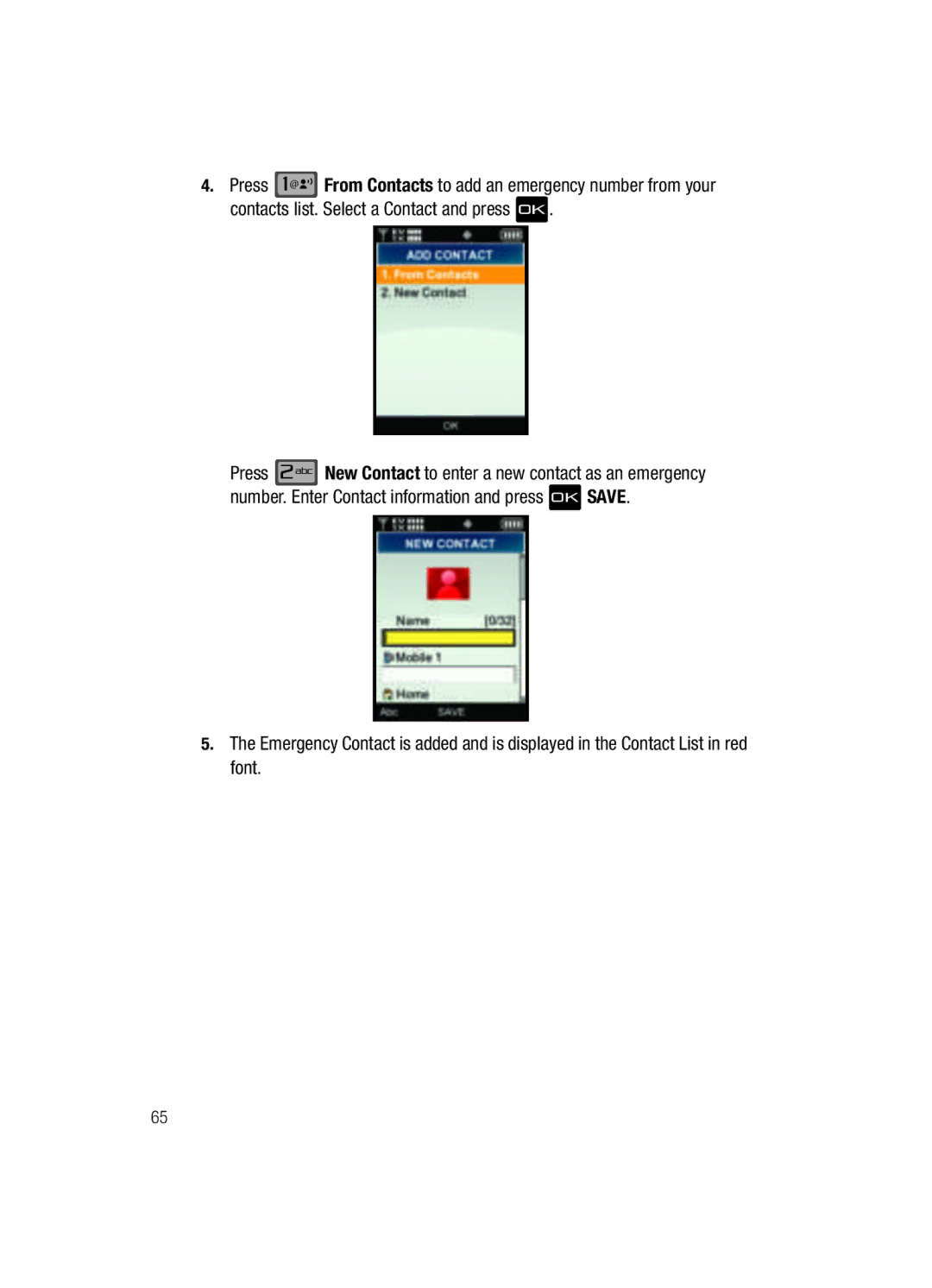 Samsung Gleam user manual 