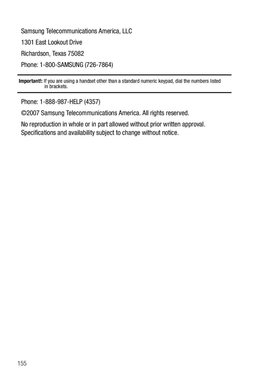 Samsung Glyde user manual 155 