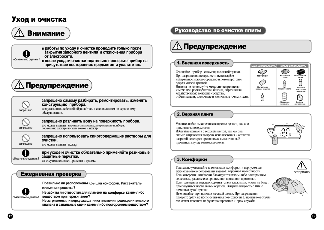 Samsung GN642FFBD/BWT, GN641FFXD/BWT, GN641FFBD/BWT, GN642FFXD/BWT manual Крышка конфорки, Рассекатель пламени 