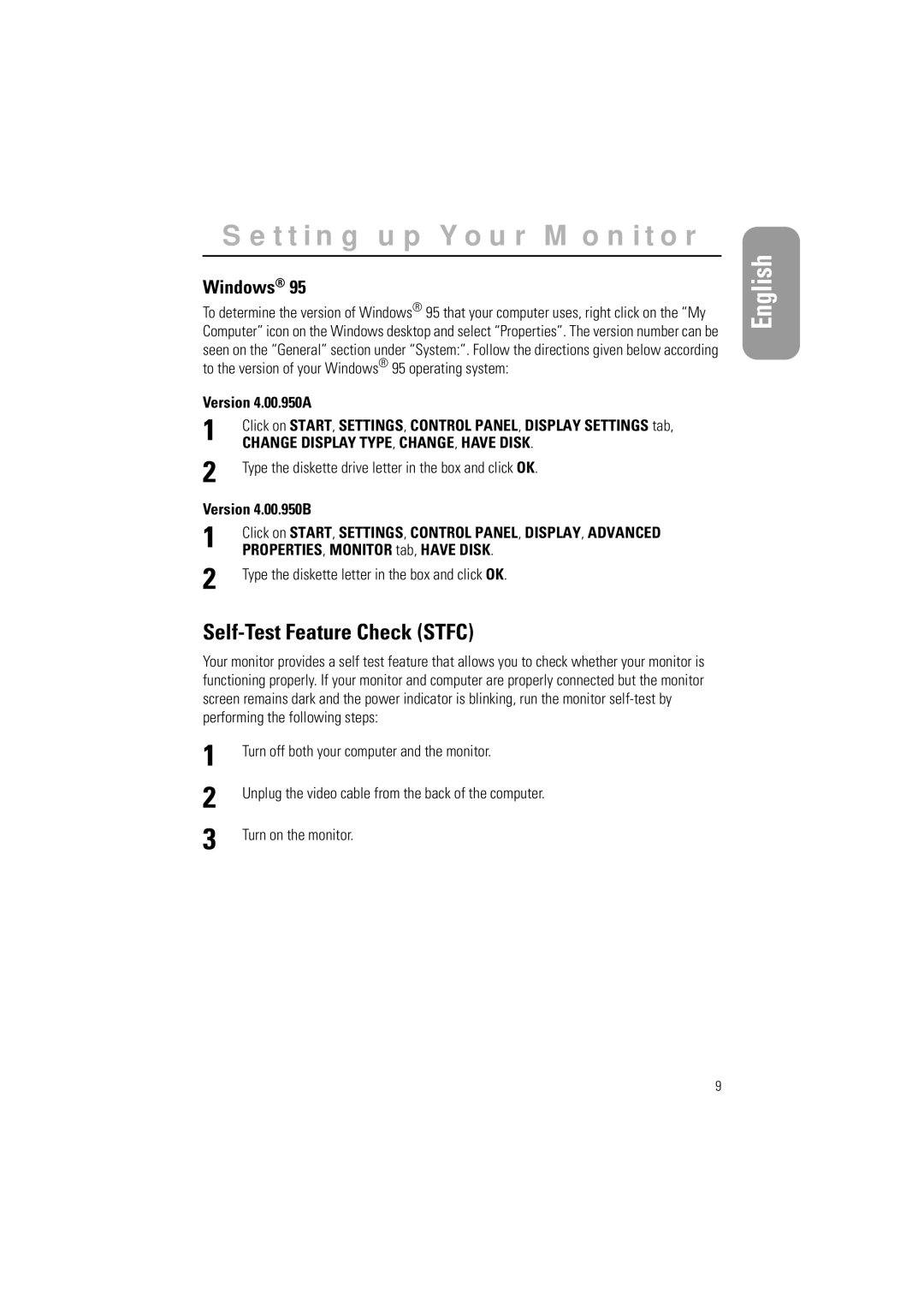 Samsung GR15MSAPN/EDC, GR15MSAN/EDC manual Self-Test Feature Check Stfc 