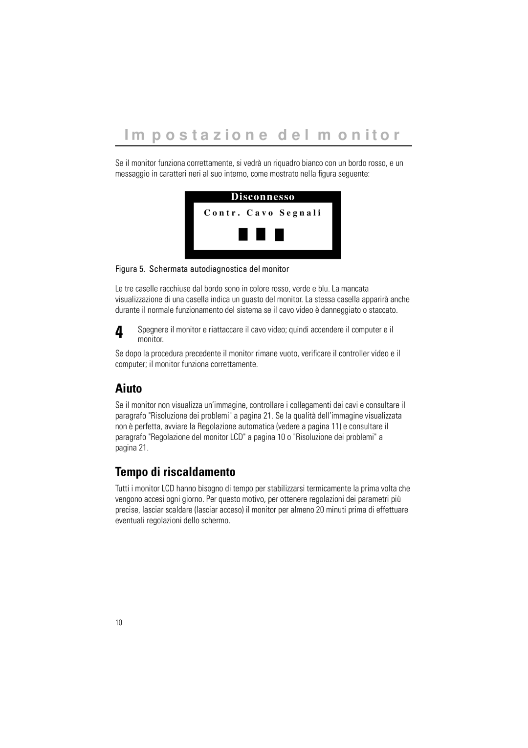 Samsung GR15MSAPN/EDC manual Aiuto, Tempo di riscaldamento 