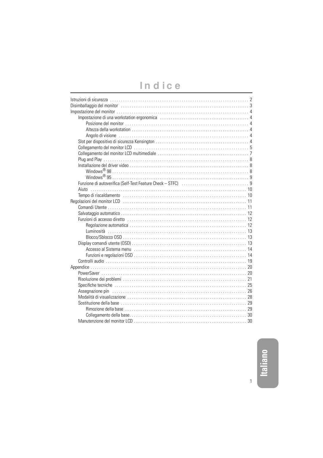 Samsung GR15MSAPN/EDC manual Indice 