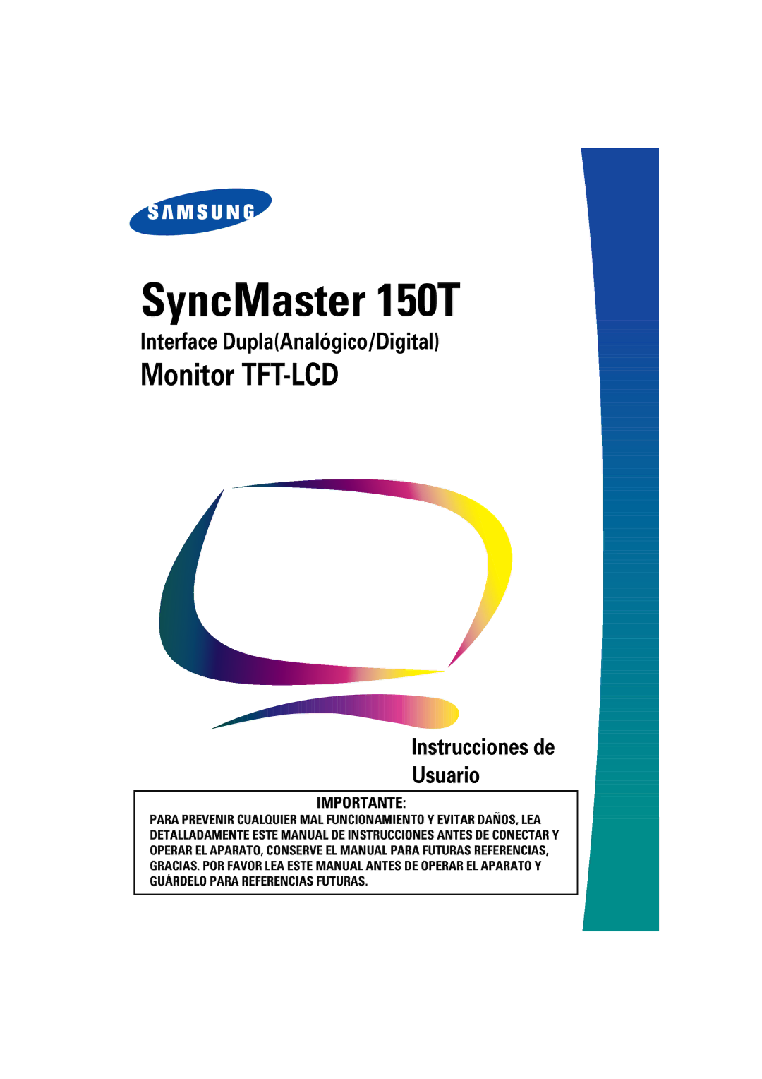 Samsung GR15MSAPN/EDC manual SyncMaster 150T 