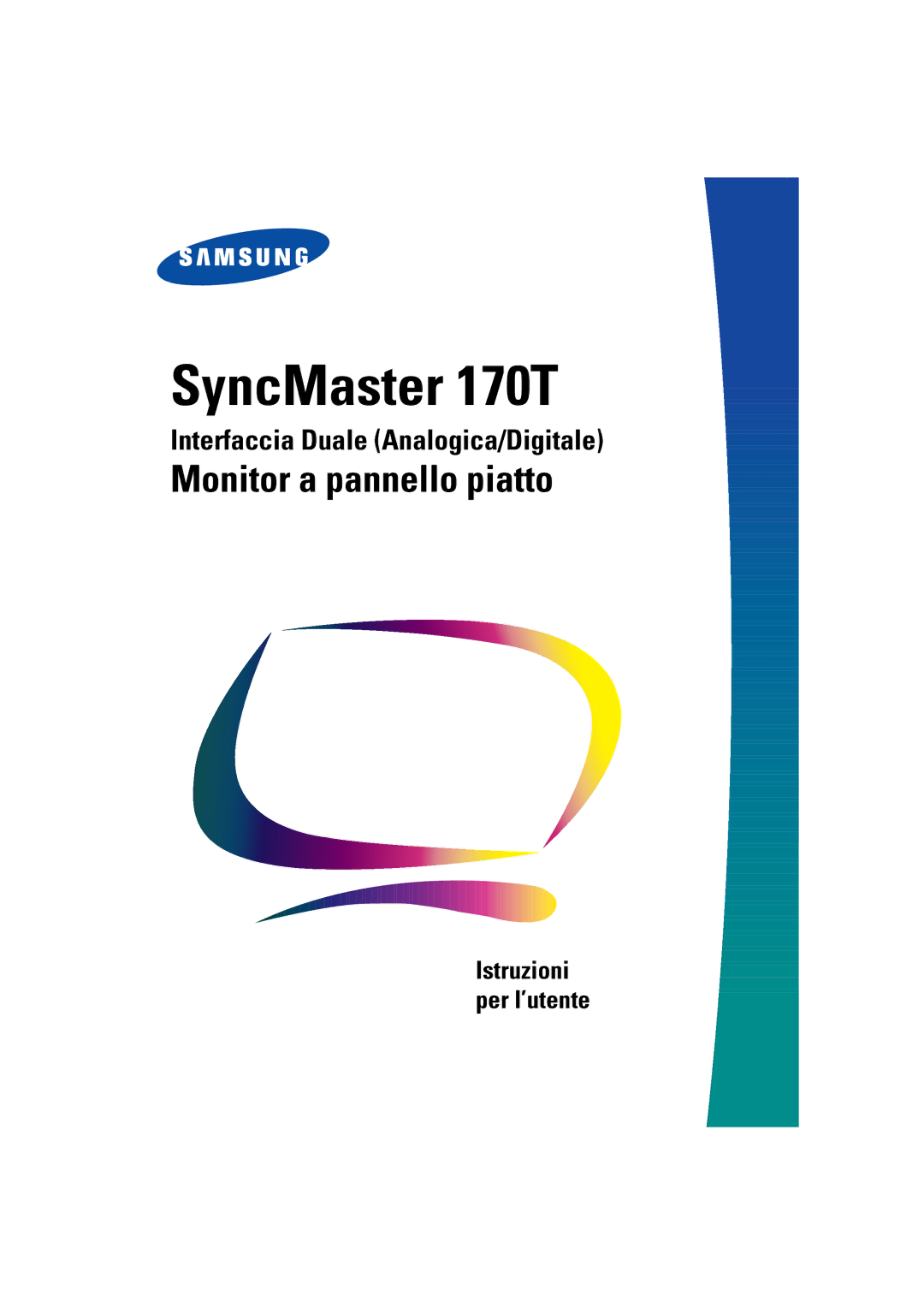 Samsung GR17MSSAN/EDC manual SyncMaster 170T 