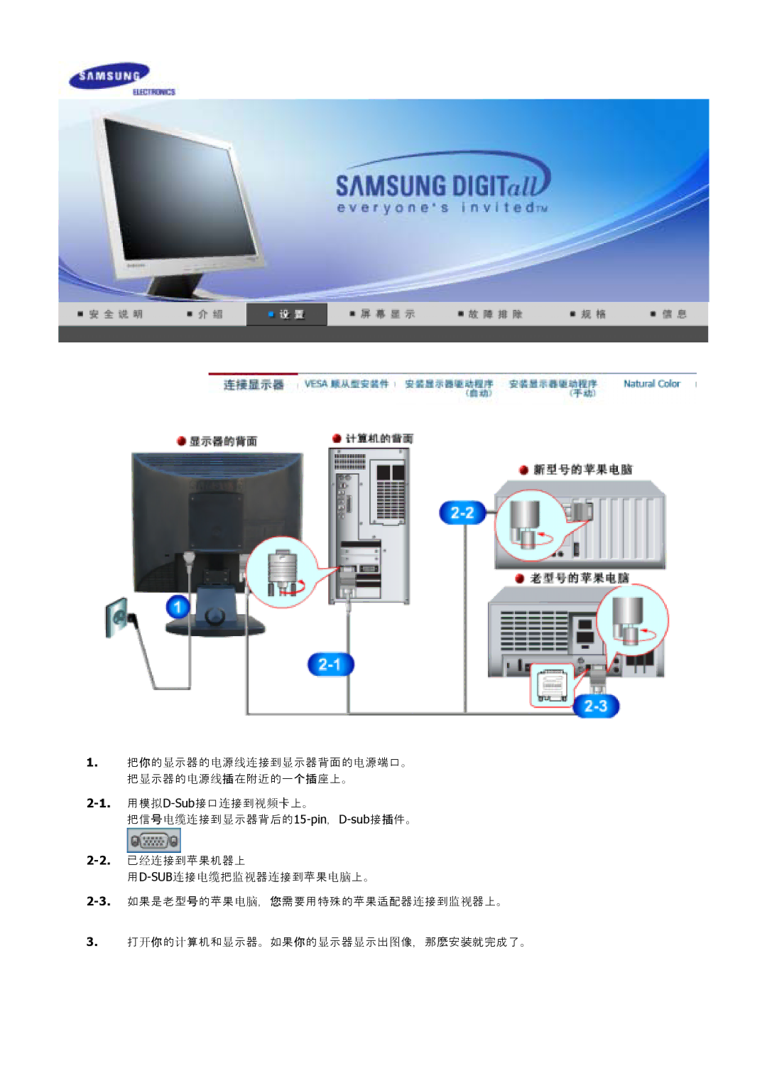 Samsung GS17VSSS/EDC, GS17MSSS/EDC, GS15MSSS/EDC, GS19MSSS/EDC, GS17VSSN/EDC, GS17CSSS/EDC manual 