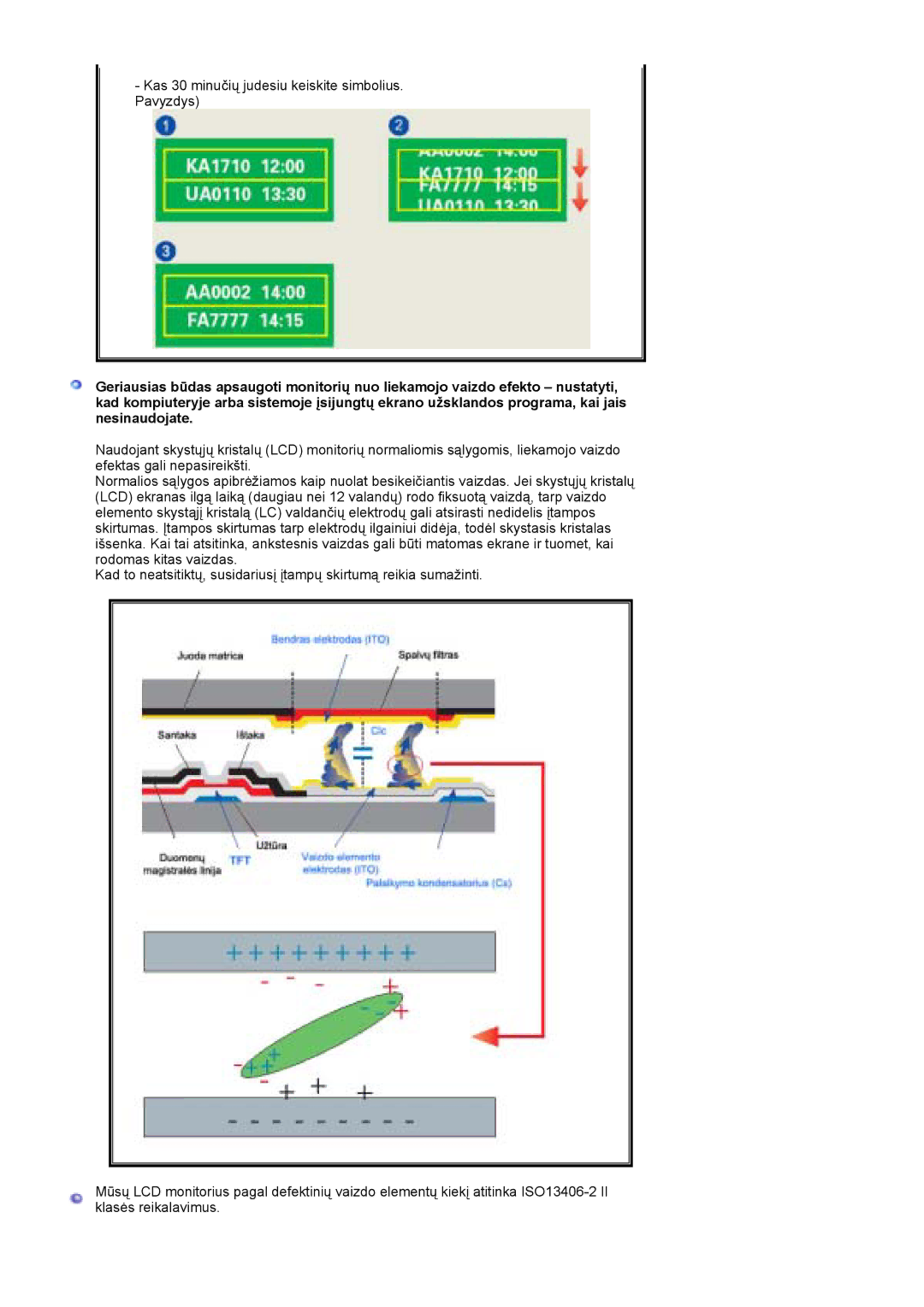 Samsung GS17VSSN/EDC, GS17VSSS/EDC, GS17CSSS/EDC manual Kas 30 minučių judesiu keiskite simbolius. Pavyzdys 