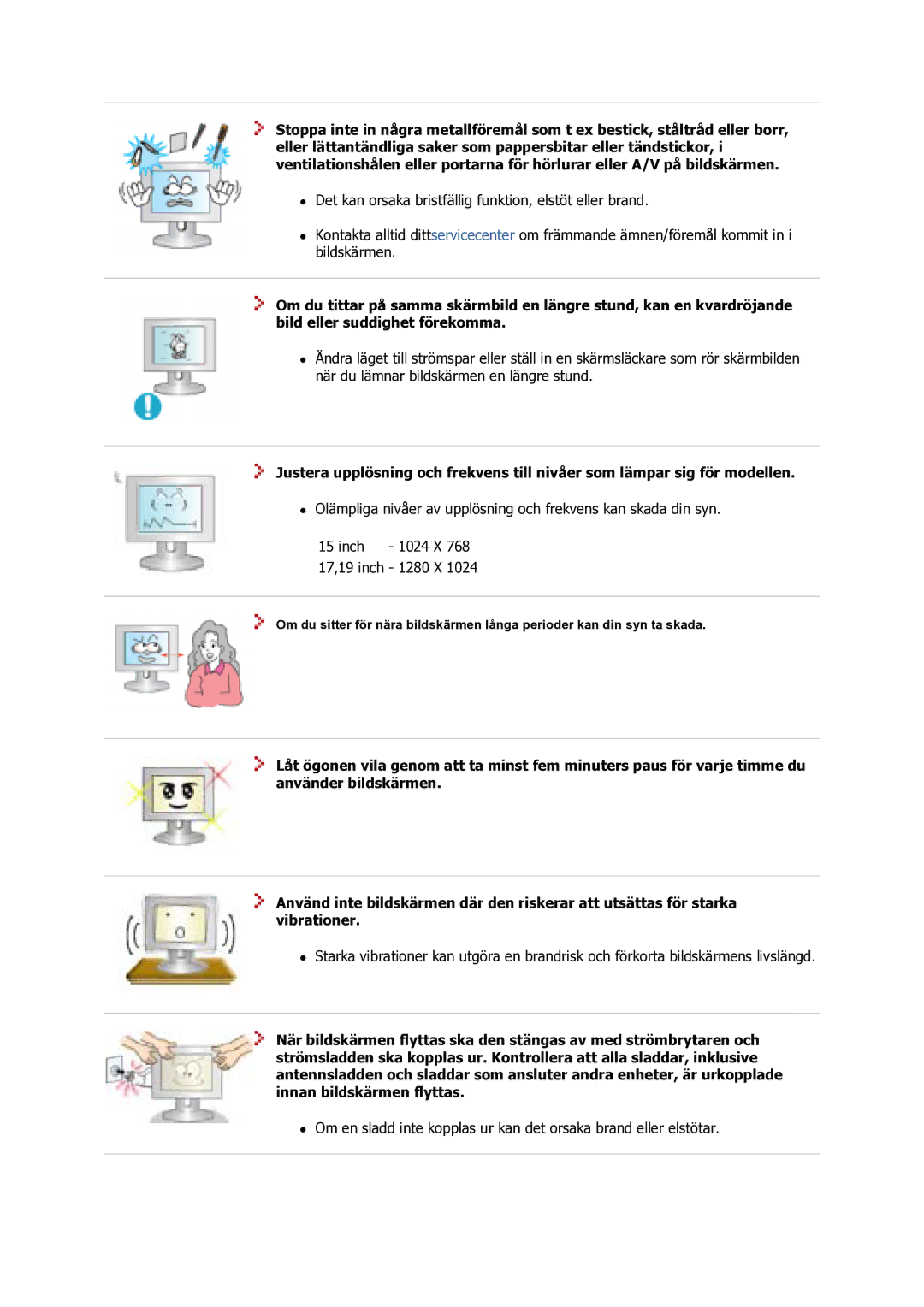 Samsung GS17VSSS/EDC manual 17,19 inch 1024 