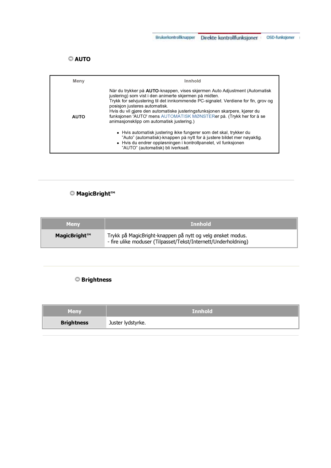 Samsung GS17VSSS/EDC manual Auto 