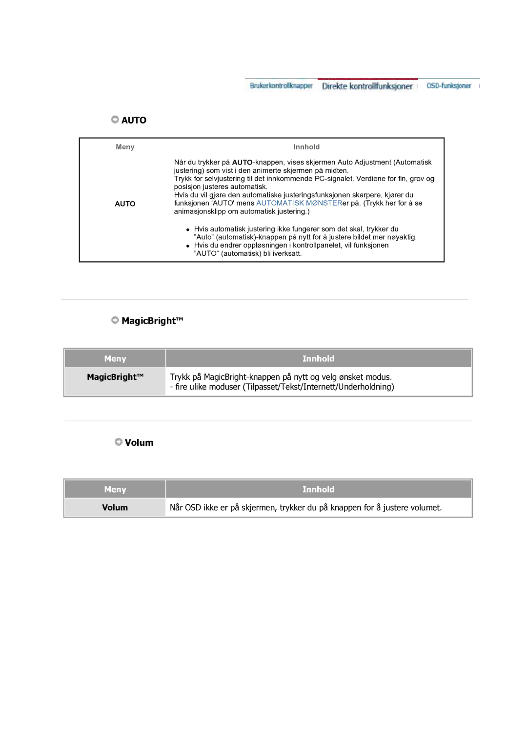 Samsung GS17VSSS/EDC manual Volum 