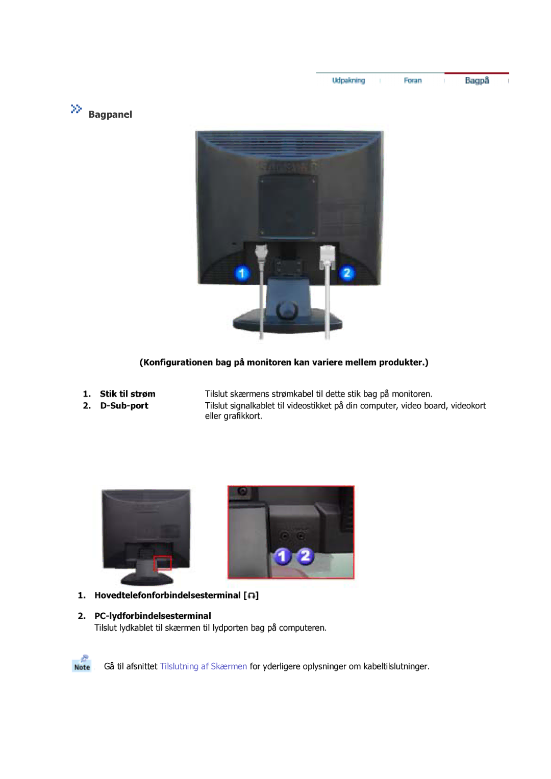 Samsung GS17VSSS/EDC manual Bagpanel 