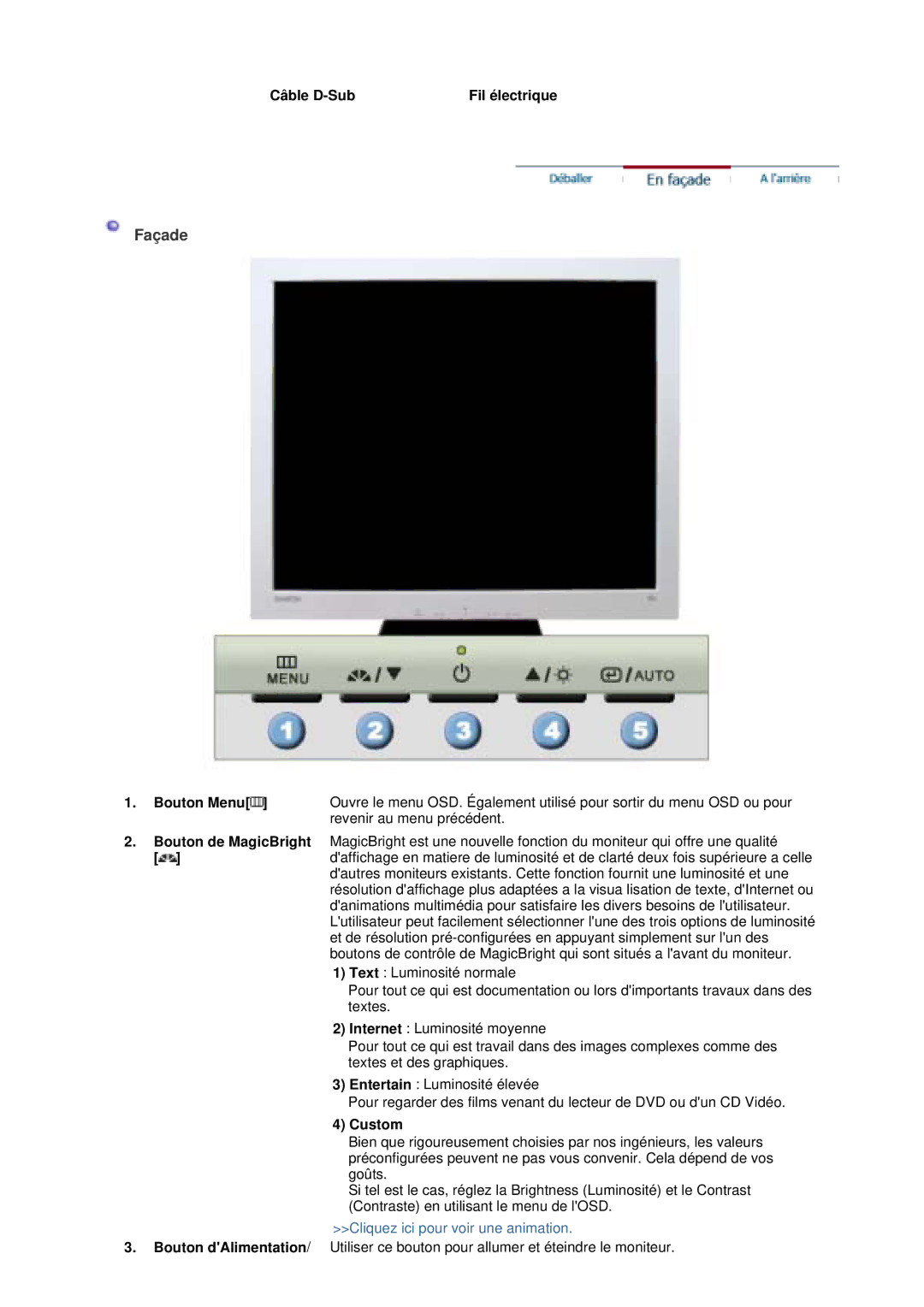 Samsung GS17VTSS/EDC, GS17VTSN/EDC manual Cliquez ici pour voir une animation 