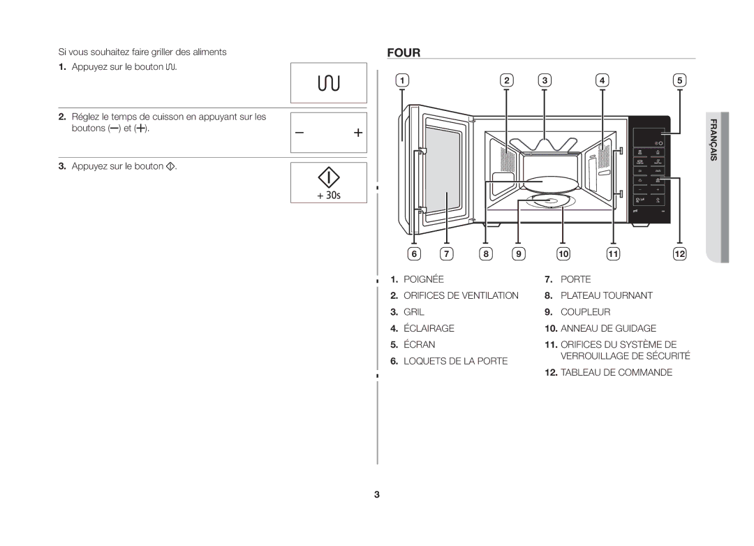 Samsung GS89F-SP/XEF manual Four 