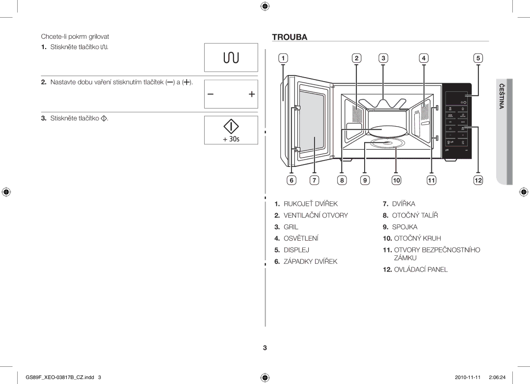 Samsung GS89F-S/XEO manual Trouba 