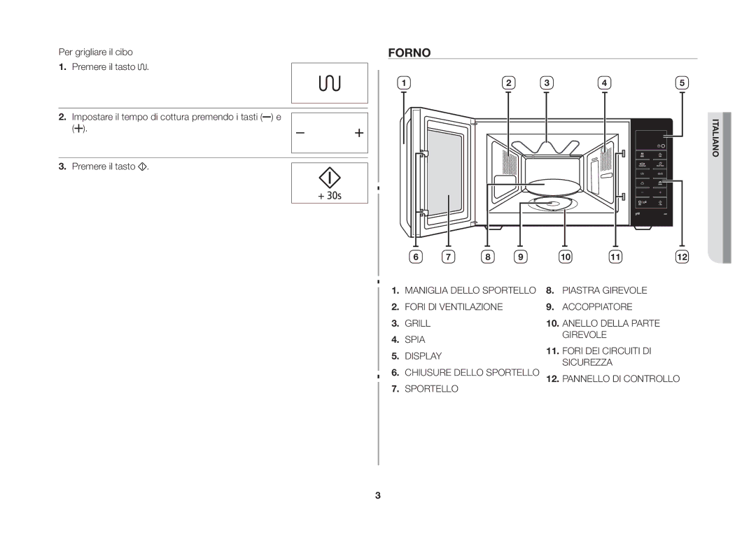 Samsung GS89FE-SS/XET, GS89FE-B/XET manual Forno 