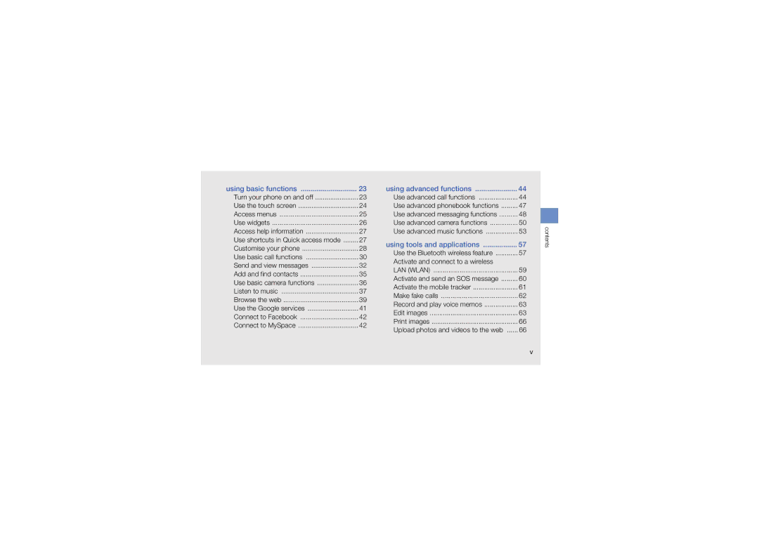 Samsung GT-B3410TAWTEE, GT-B3410TIWFOP, GT-B3410TIWTEE manual Using basic functions, Activate and connect to a wireless 