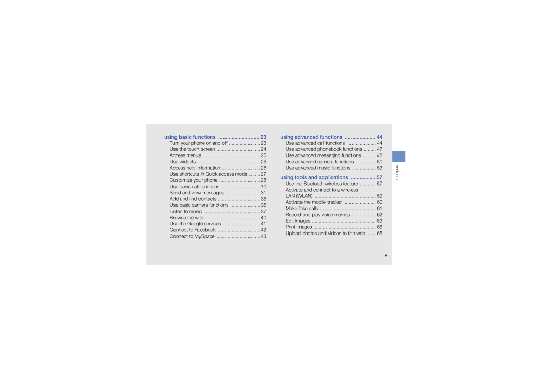 Samsung GT-B3410TAWXXV, GT-B3410TIWXEV, GT-B3410TAWXEV manual Using basic functions, Activate and connect to a wireless 