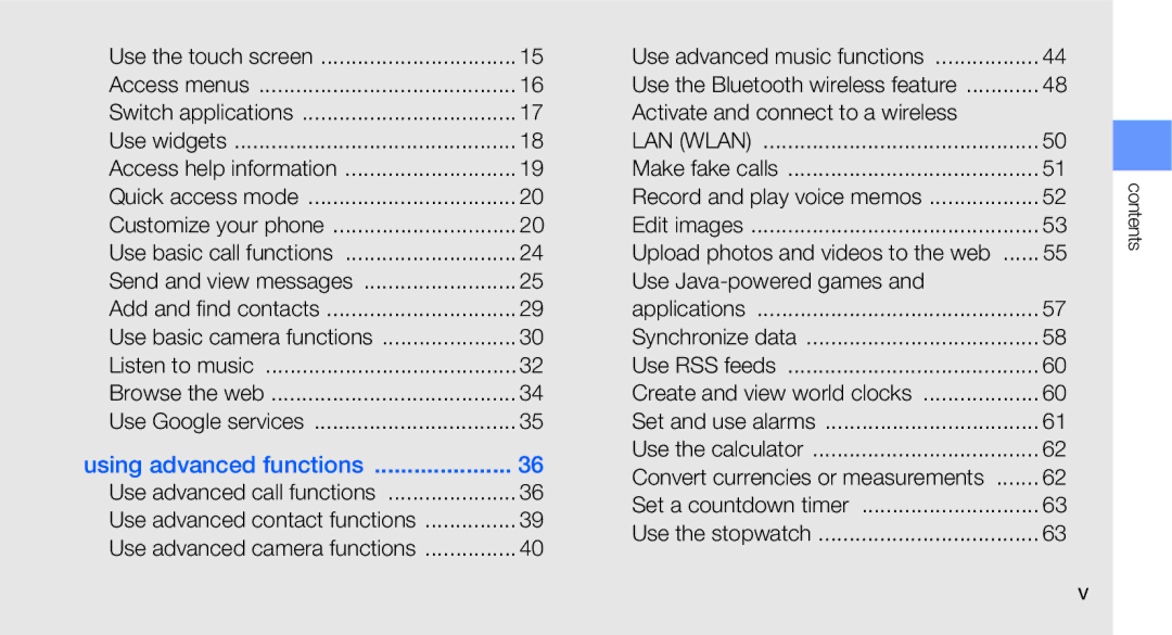 Samsung GT-B5310R user manual Activate and connect to a wireless, Use Java-powered games 