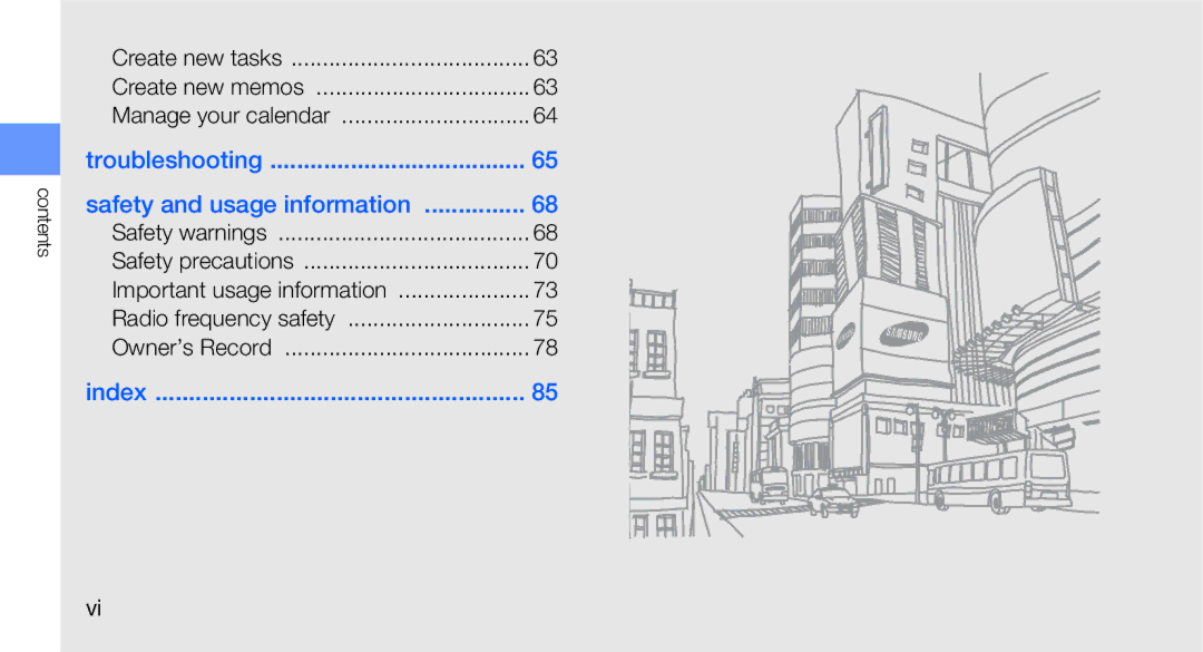 Samsung GT-B5310R user manual Index 