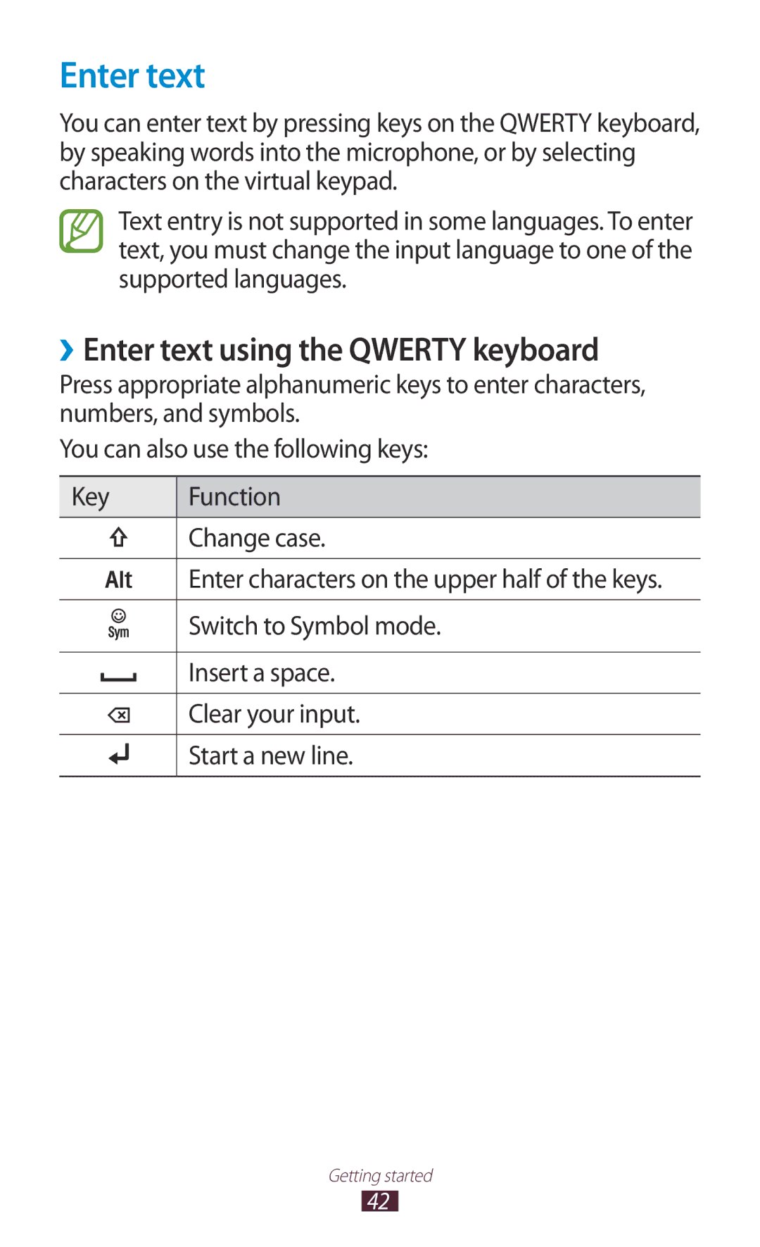 Samsung GT-B5330 user manual ››Enter text using the Qwerty keyboard 