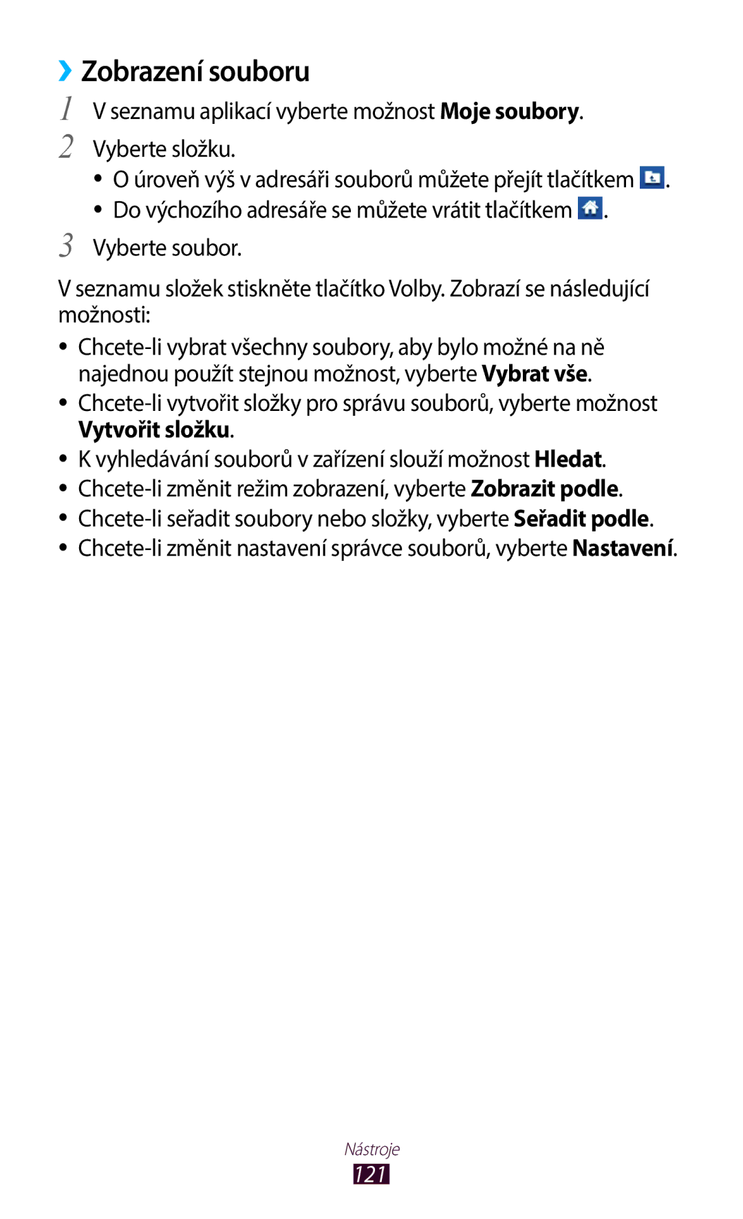 Samsung GT-B5330ZWAETL, GT-B5330ZIATMZ, GT-B5330ZWAXEO, GT-B5330ZKATMS, GT-B5330ZWATMZ, GT-B5330ZKAORX Zobrazení souboru, 121 