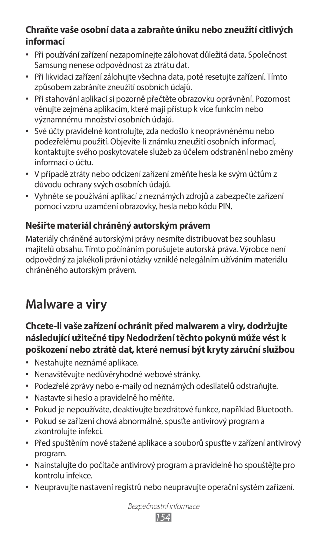 Samsung GT-B5330ZIACOA, GT-B5330ZIATMZ, GT-B5330ZWAXEO, GT-B5330ZKATMS, GT-B5330ZWATMZ, GT-B5330ZWAETL Malware a viry, 154 