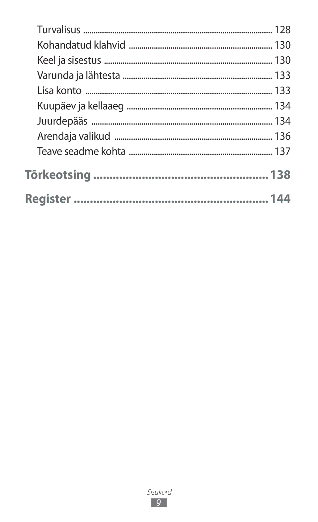 Samsung GT-B5330ZWASEB manual 130, 133, 134, 136, 137 