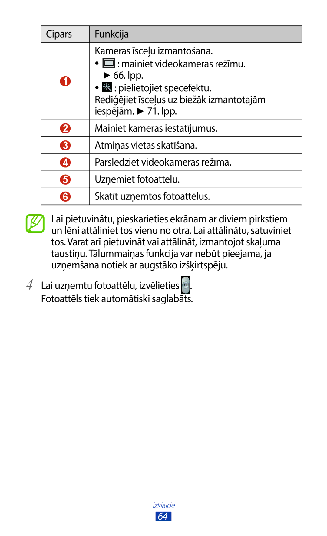 Samsung GT-B5330ZWASEB manual Izklaide 