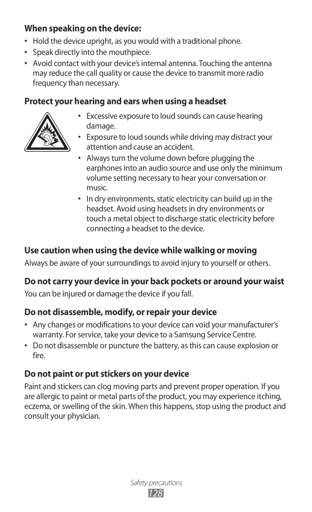 Samsung GT-B5510 user manual 128 