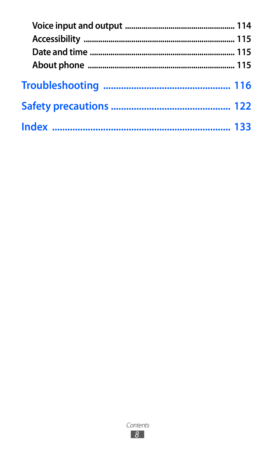 Samsung GT-B5510 user manual 115 