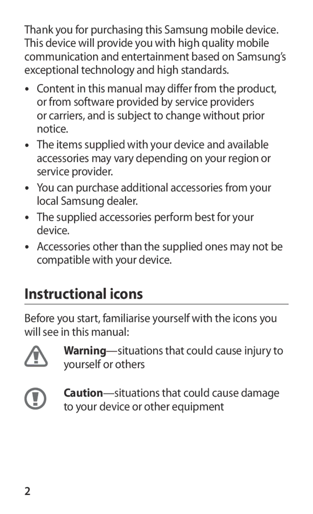 Samsung GT-B5512HKAEUR, GT-B5512HKABGL, GT2B5512HKABGL, GT-B5512HKACYO, GT-B5512UWAEUR manual Instructional icons 