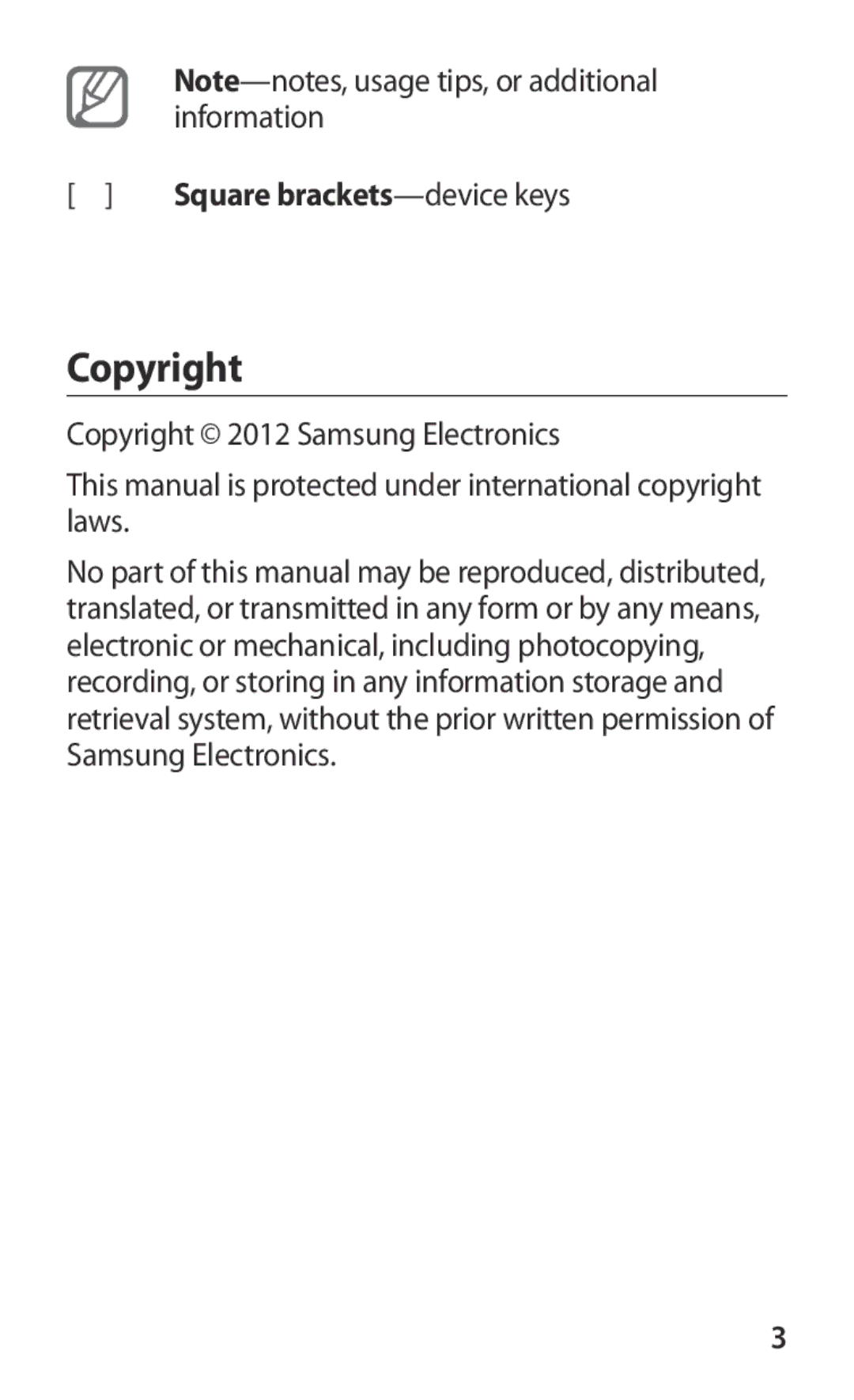 Samsung GT-B5512HKACYO, GT-B5512HKABGL, GT2B5512HKABGL, GT-B5512HKAEUR, GT-B5512UWAEUR manual Copyright 