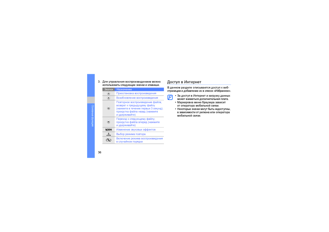 Samsung GT-B5722DNASEB, GT-B5722LIASEB manual Доступ в Интернет 