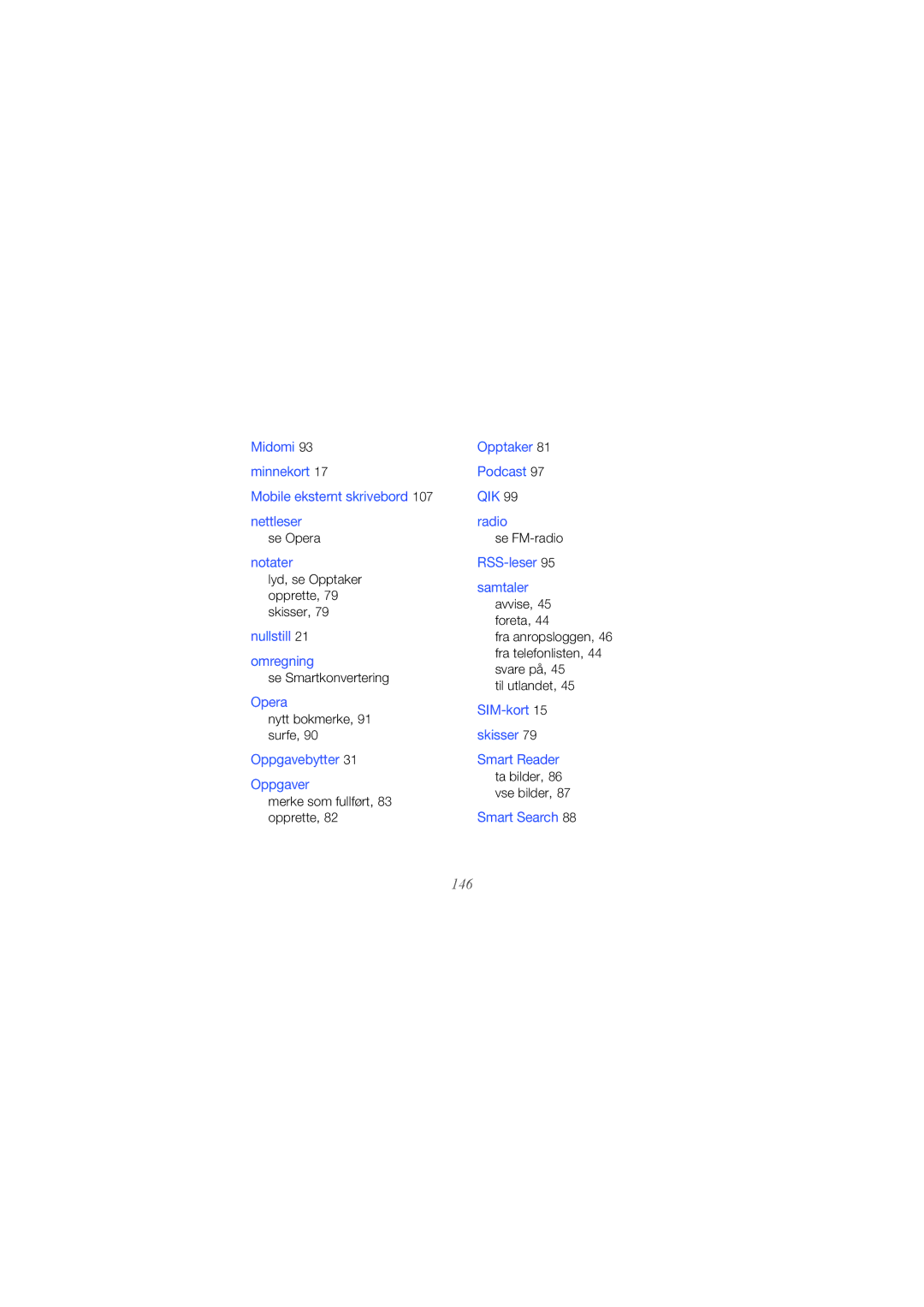 Samsung GT-B7300XDAXEE, GT-B7300GRAXEE, GT-B7300IKAXEE manual 146 