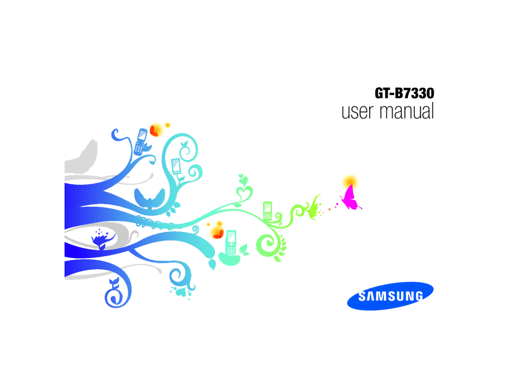 Samsung GT-B7330 user manual 