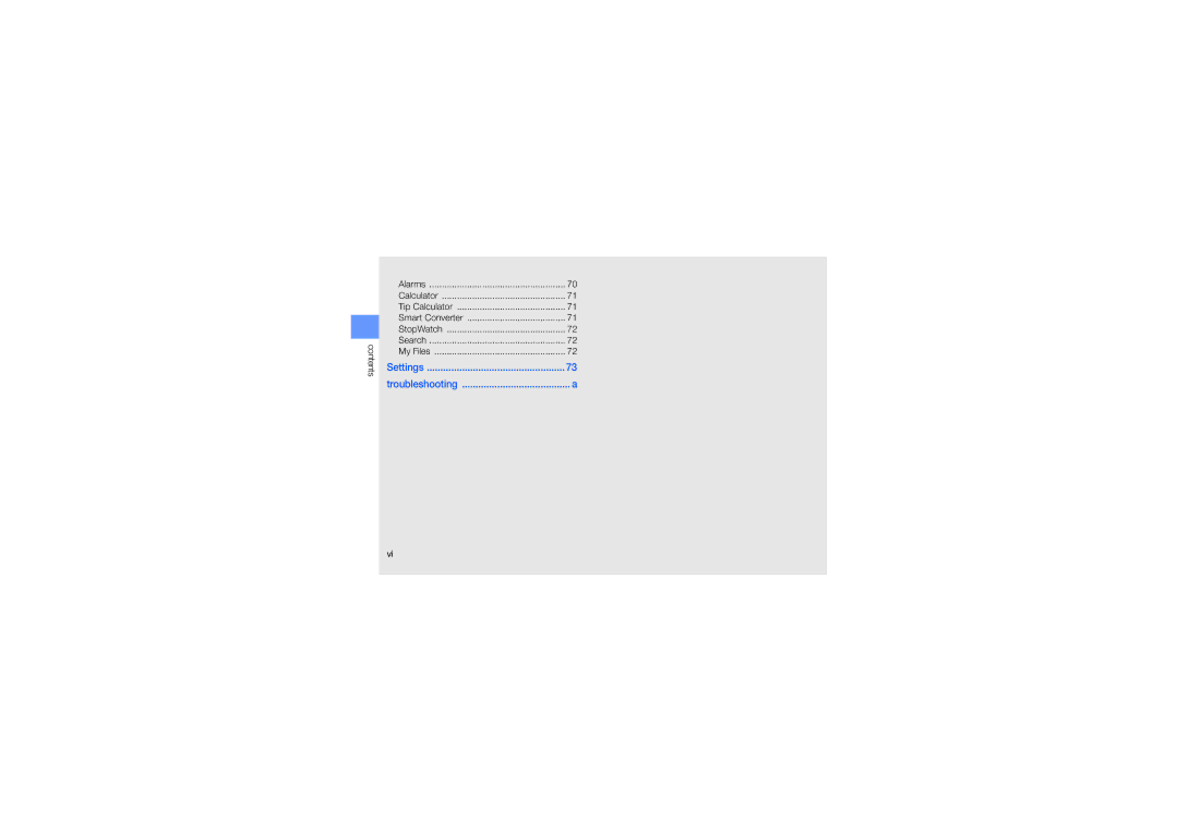 Samsung GT-B7330QKATMC, GT-B7330QKAARB, GT-B7330QKAECT, GT-B7330QKAKEN, GT-B7330QKADRC manual Settings Troubleshooting 