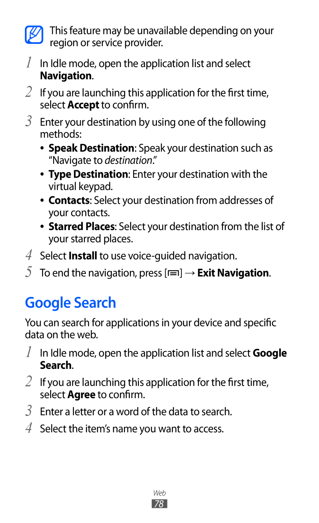 Samsung GT-B7510 user manual Google Search 