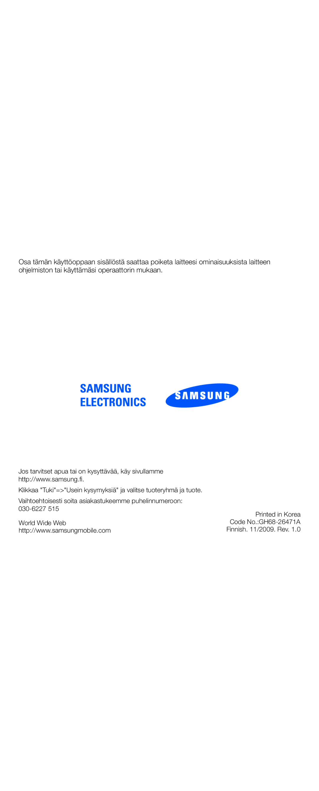 Samsung GT-B7610OKAXEE, GT-B7610OKMXEE manual 