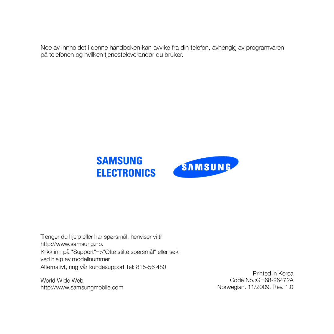 Samsung GT-B7610OKAXEE, GT-B7610OKMXEE manual 