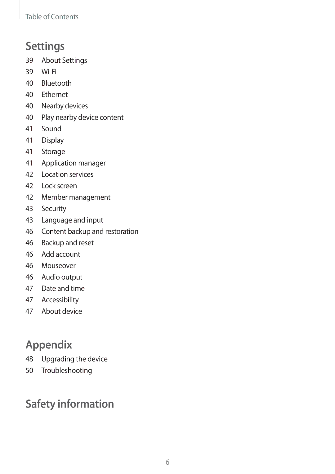 Samsung GT-B9150 user manual Appendix 