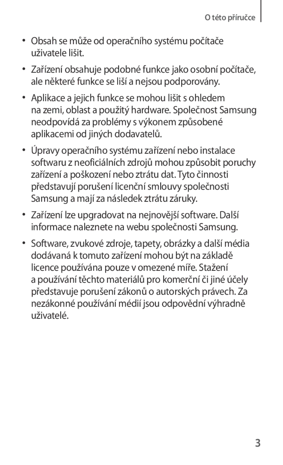 Samsung GT-B9150ZKAETL manual Obsah se může od operačního systému počítače uživatele lišit 