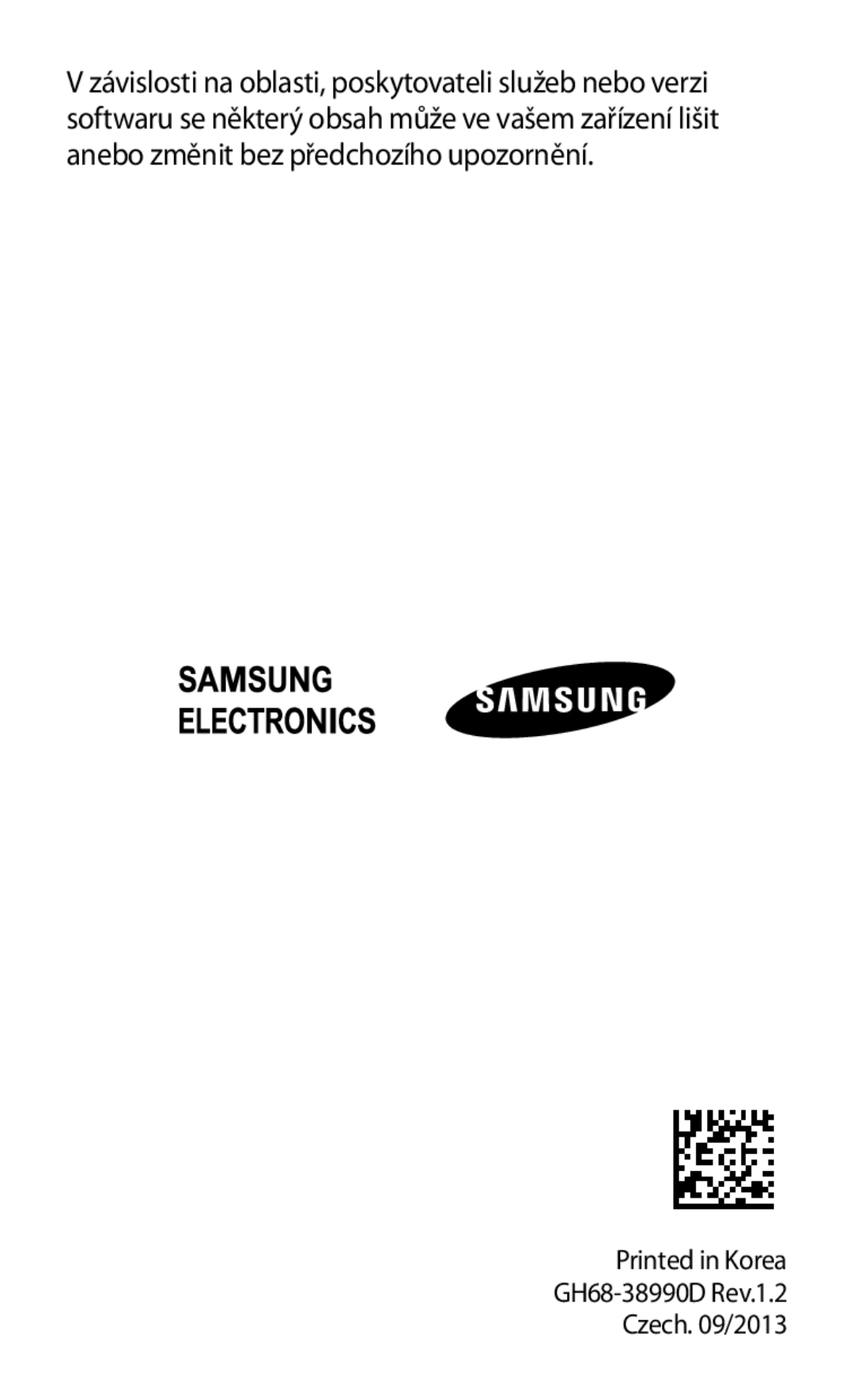 Samsung GT-B9150ZKAETL manual 