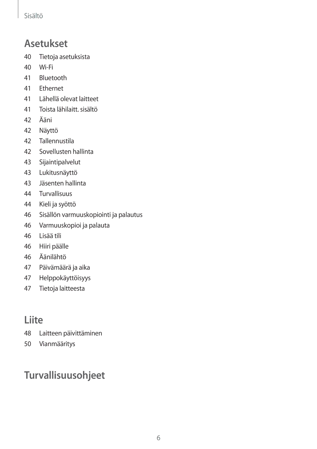 Samsung GT-B9150ZKANEE manual Liite 